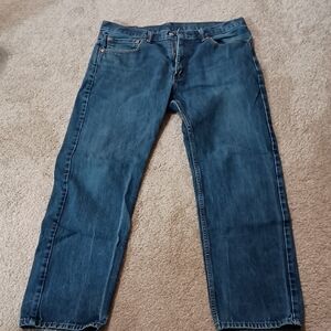 Levi's 505 Blue Straight Classic Denim Jeans